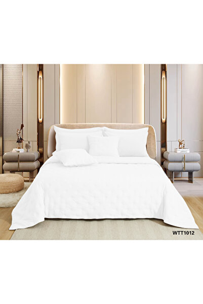 ShinyFlower Washed Cotton Comforter With Dots 8 pieces Quilt Set Size 220 x 240cm