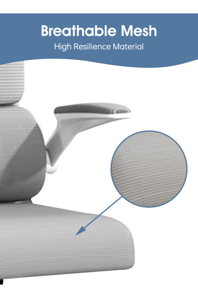 Venpara Home Office Chair with Adjustable Headrest & Lumbar Support - Breathable Mesh Computer Chair