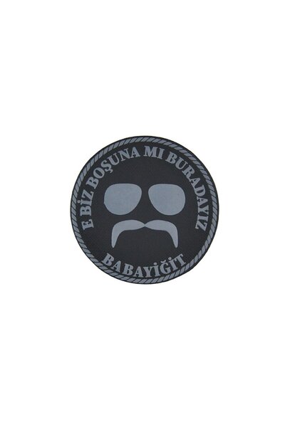 Şimşekoğlu Askeri Malzeme Kurtlar Vadisi Pala Peç, Biz Boşuna Mı Buradayız Babayiğit Yazılı Patch, Askeri Peç