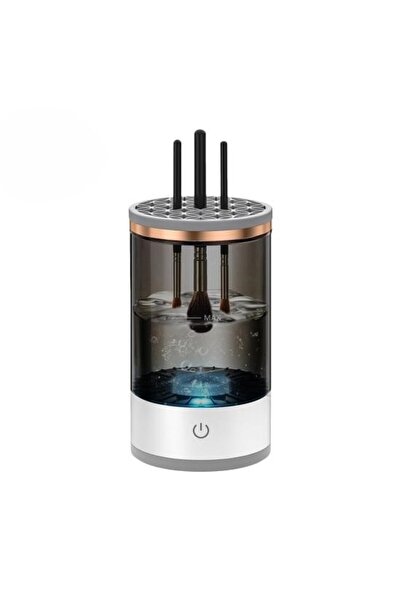 zola Dispozitiv 2in1 pentru curatat si uscat pensulele de machiaj, incarcare USB, 14.5x8 cm, negre