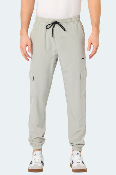 Slazenger Napolla Men's Slim Fit Gray Sweatpants with Pockets