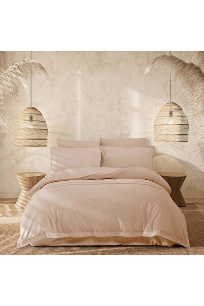 Bahar Tekstil Lenjerie de pat dublu cu dantela crosetata, bumbac 100% ranforc...