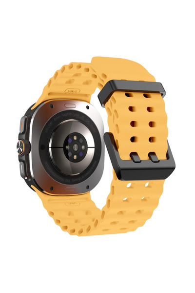 Choice سوار سيليكون رياضي أصفر من جالاكسي واتش ألترا 1، مناسب لساعة ألترا 47 ...