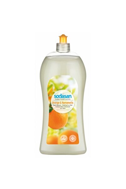 Sodasan Detergent de vase cu balsam de portocale și hamamelis, 1L -
