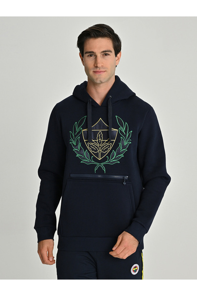 Fenerium ERKEK KOLEJ ÇELENK LOGOLU SWEAT