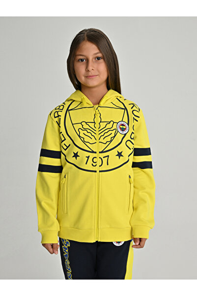 Fenerium ÇOCUK TRIBUN TEK RENK LOGOLU SWEAT