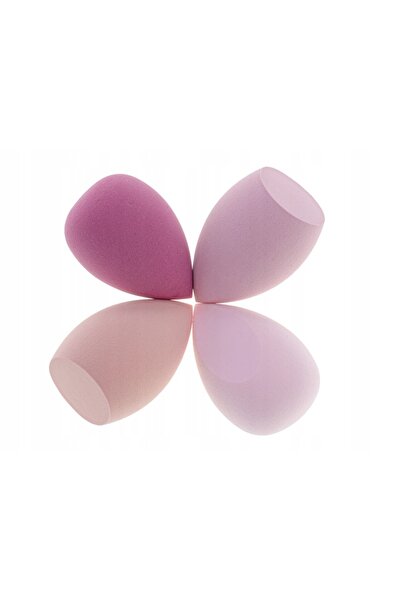 zola Set de 4 bureți de machiaj, diverse forme și nuanțe, dimensiunea buretelui 6,5x3,5 cm