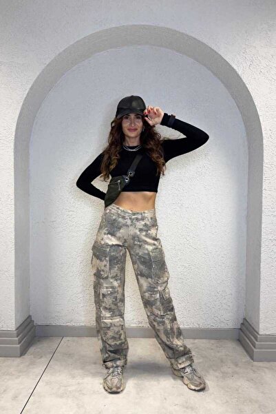 Clothing palette KAMUFLAJ DESENLİ KARGO JEAN