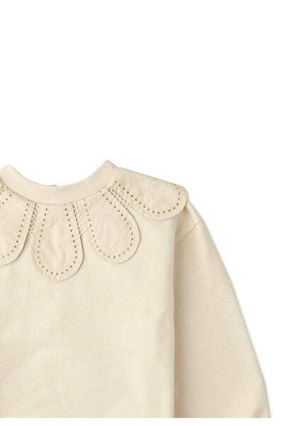 Gingersnaps Girls' Embroidered Neck Pullover