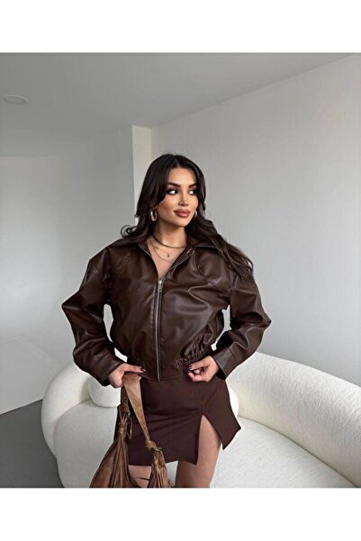 Jaglion Дамско кожено яке Bavera Bomber ZR Model