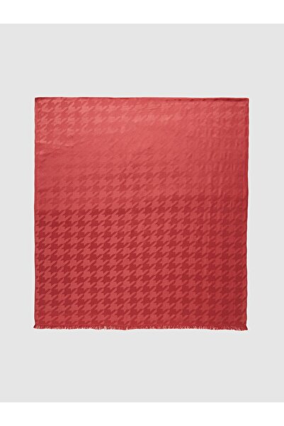 Sisley Women's Viscose Blended Houndstooth Patterned Shawl 323A6Oofwu01G-Sis8K5