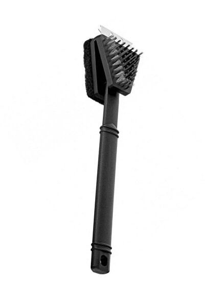 HOT GRILL فرشاة شواء مع شعيرات نحاسية ومقبض طويل