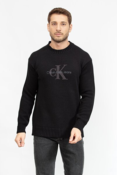 Calvin Klein CHENILLE MONOLOGO SWEATER