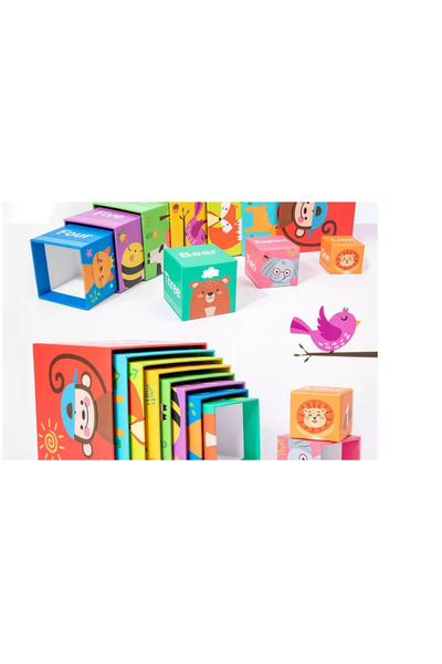 Picodino Stackable educational blocks set, 10 boxes – Learn numbers 1-10, interactive game