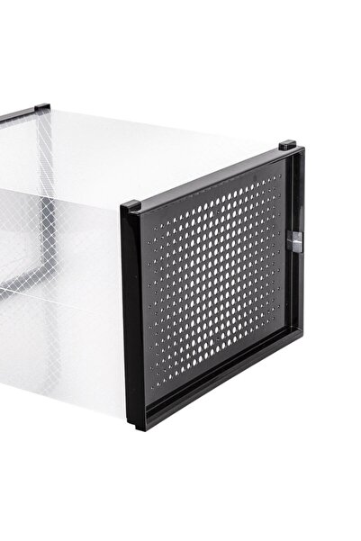 OEM Set of 6 magnetic shoe storage boxes, easy to assemble, 31 x 21.5 x 12.5 cm