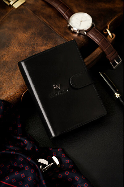 Other Stylish leather men's wallet with snap closure - Rovicky