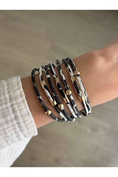 İREM YILDIZ Trend Moda Leoparlı Kelepçe