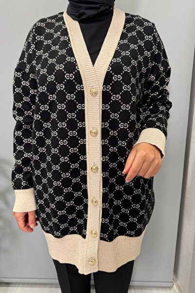 Ghisa Hırka Siyah-Taş 26KOBHRK3083