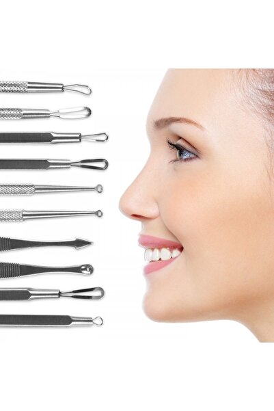 zola Σετ 10 καλλυντικών εργαλείων, για την αφαίρεση μαύρων στιγμάτων και μαύρων στιγμάτων, από υγιεινό ανοξείδωτο ατσάλι