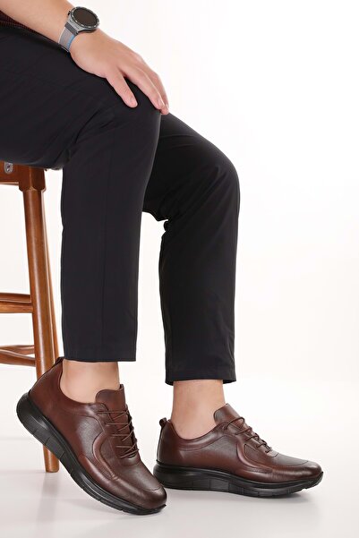 Gondol Чоловічі легкі зручні повсякденні туфлі af.3659 Коричневі