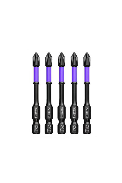 Choice18 65mm 5Pcs 5-60PCS PH2 Impact Driver Bit Set Magnetic Cross Screwdriv...