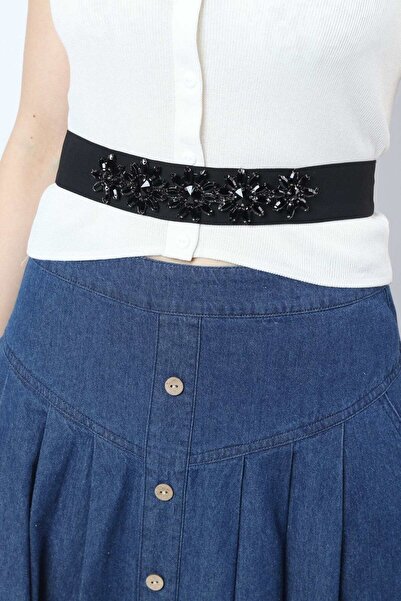 Nichii Elastic Belt with Center Studs