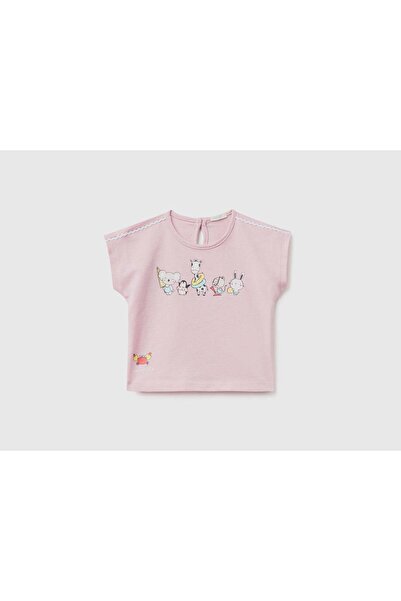 United Colors of Benetton تي شيرت أطفال من القطن العضوي