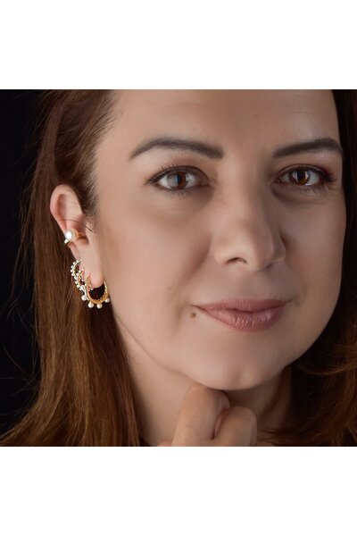 Ioana Preda Cercei cu perlă din argint 925