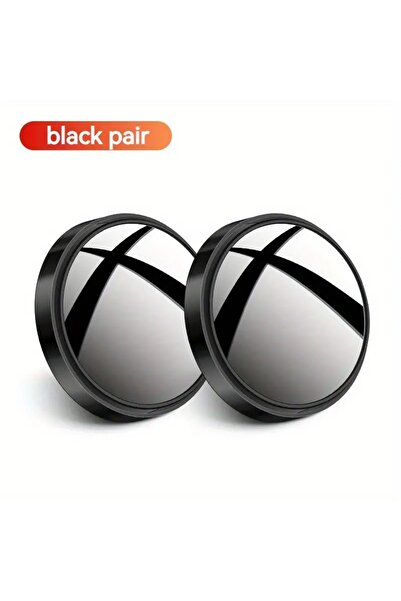 choice2 أسود اللون. زوج من المرايا الجانبية ذات الزاوية العريضة القابلة للتعد...