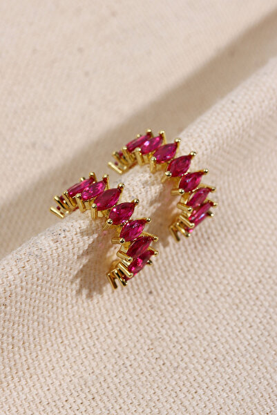 LA PERRY ACCESSORIES حلقة ذهبية وردية اللون من ماركة Mekik Ta艧l谋