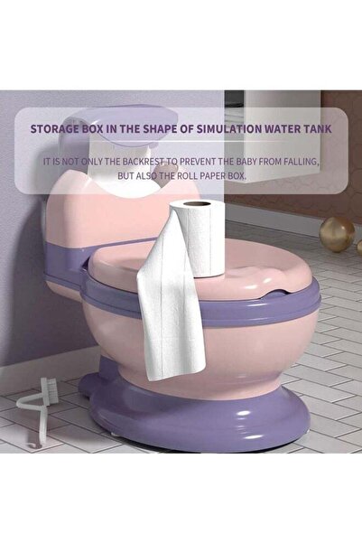 COOYA Toddler Potty Chair with Soft Seat, Non-Slip for Toddler& Baby& Kids (Pink)