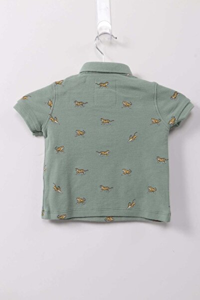 Gingersnaps Boys Printed Polo T-Shirt with Pocket