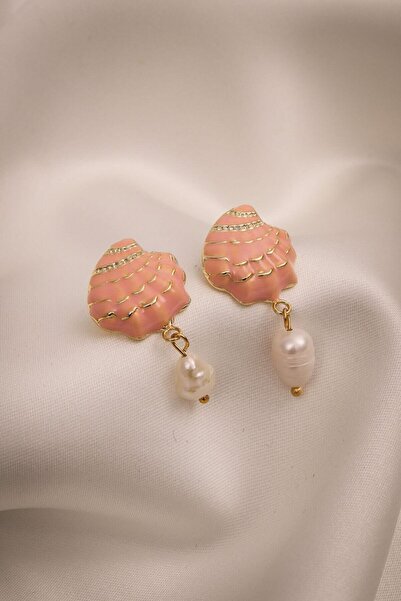 LA PERRY ACCESSORIES Inci Sallant谋L谋 Pink Sea Shell K眉Pe