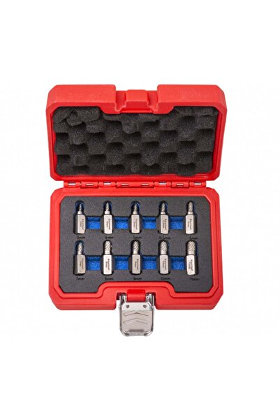 Quatros УПОТРЕБЯВАН КОМПЛЕКТ ЕКСТРАКТОРИ ЗА СЧУПЕНИ ВИНТОВЕ, 10 ЧАСТ