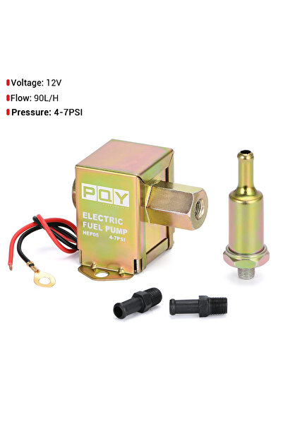 choice2 مضخة وقود إلكترونية عالمية HEP05G 12 فولت، ضغط عالي 4-7 رطل/بوصة مربع...