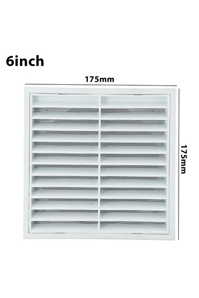 choice2 150mm Efficient Ventilation Grille Durable PP Material Suitable For W...
