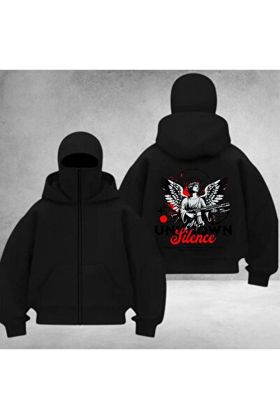 DEEFWEAR سترة رياضية مطبوعة للجنسين من نوع بالاكلافا نينجا بسحاب/ 3 خيوط شارد...