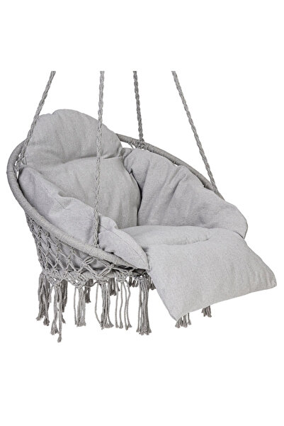 SERSIMO Στρογγυλή κρεμαστή πολυθρόνα με μαξιλάρι Comfort Plus, για το σπίτι ή...