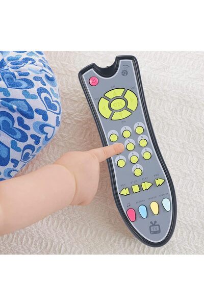 TOY GARDEN Baby TV Remote Control Learning Toy – 3 Language Educational Toy for 6+ Months Babies
