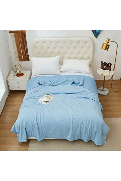 ShinyFlower لحاف بتقنية التبريد مصنوع من قماش البولي أميد بنسبة 100%، مقاس فردي 220×240 سم