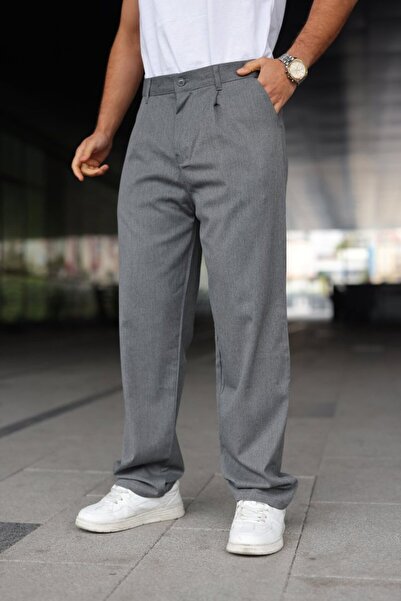 JANES Men's Elastic Waist Baggy Pants