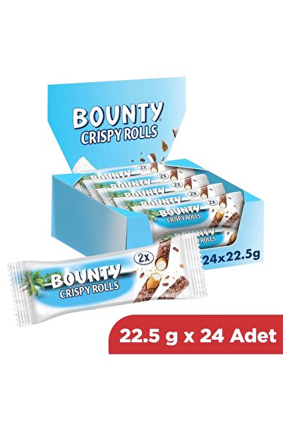 Bounty Crispy Rolls 22.5 gr x 24 Adet
