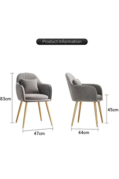 GENERAL Vanity Chair Office Chair with Back, Height Adjustable for Bedroom Living Room