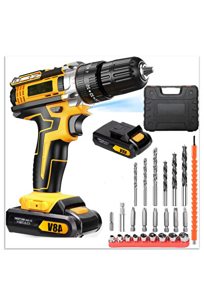 WAKYME 48V Cordless Drill, 3/8 Inch Power Drill Set with Lithium Ion Battery,...