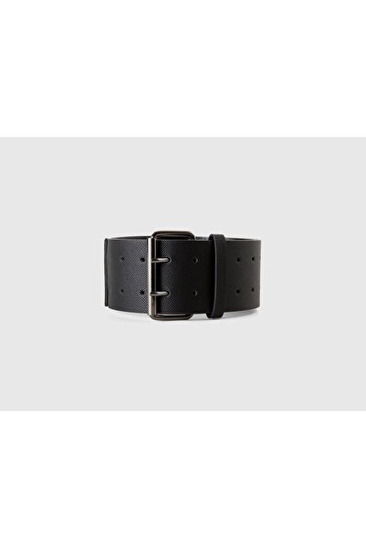 United Colors of Benetton High-Waist Faux Leather Belt
