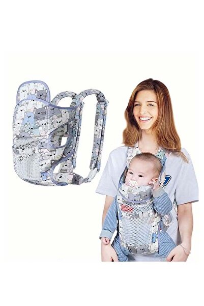 Arabest Baby Adjustable Wraps Carrier, Breathable Ergonomic Front Facing/BackNewborn to Toddler 0-15kg(Grey)