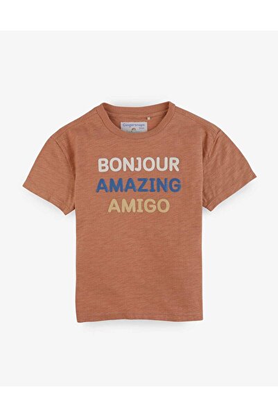 Gingersnaps Boys' Printed Crew-Neck T-Shirt