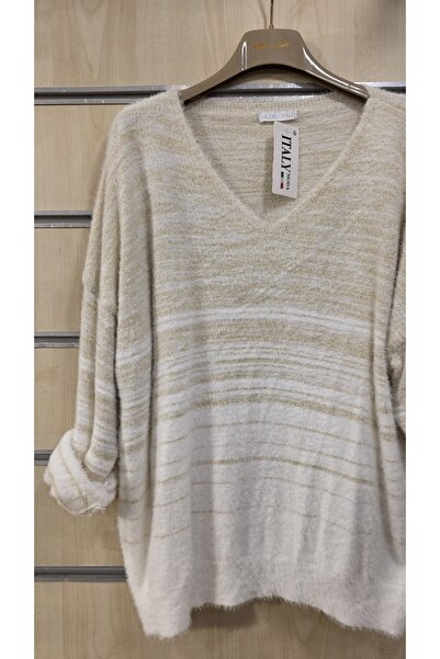 Park Moda Italian Sweater Silvery Knitted Wool