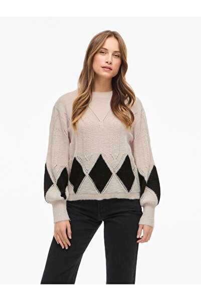 VILA Strickpullover VITULI Rundhals