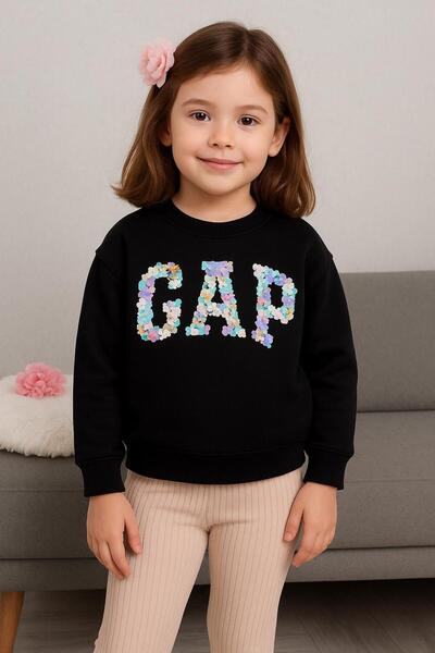 RAPAPA Flower Printed Girl's Suit with Leggings 1636 Mink